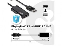 Club 3D DisplayPort 1.2 auf HDMI 2.0 4K60Hz UHD Aktiver Adapter